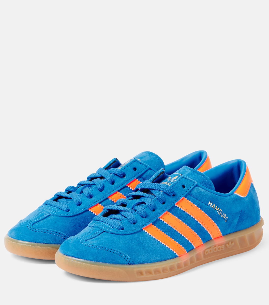 Hamburg suede sneakers in blue Adidas Mytheresa