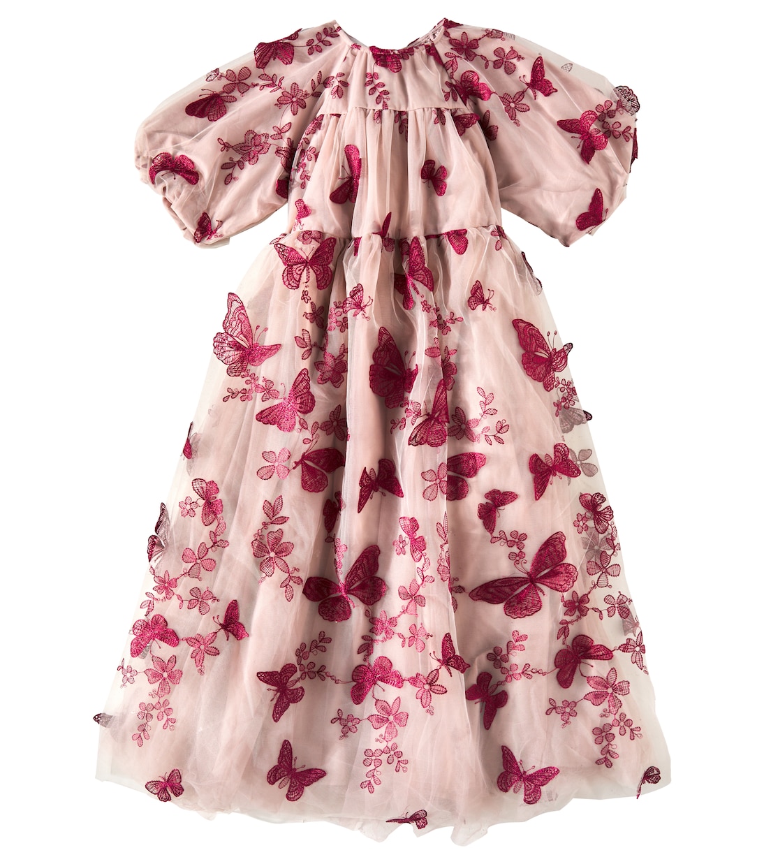 Abito Butterfly in tulle con ricamo | Petite Amalie  