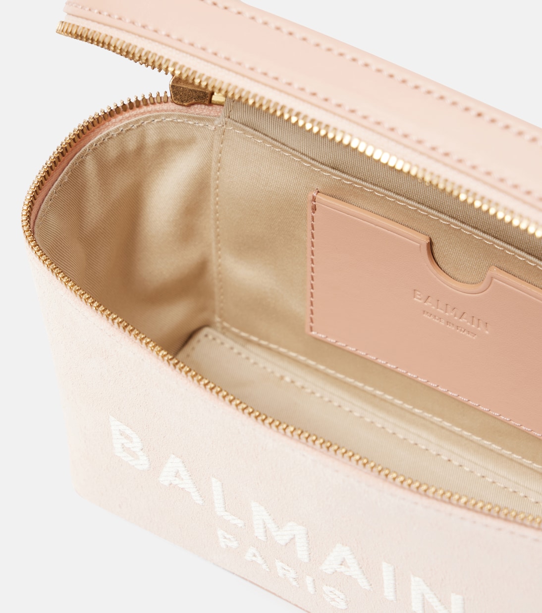 Beauty case B-Army in suede e pelle | Balmain