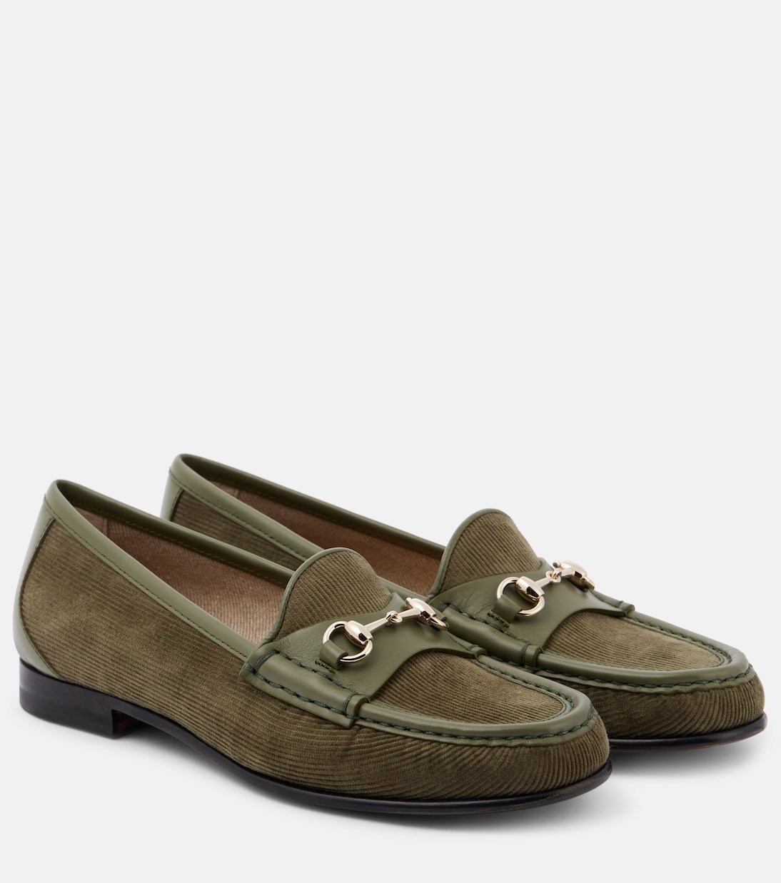 Mocassins Horsebit 1953 en velours côtelé | Gucci