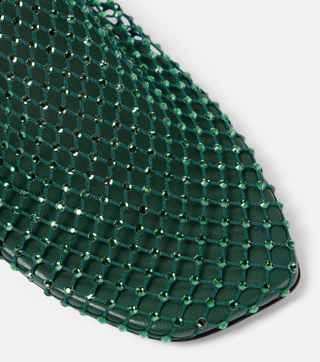 Minette crystal-embellished flats | Christopher Esber