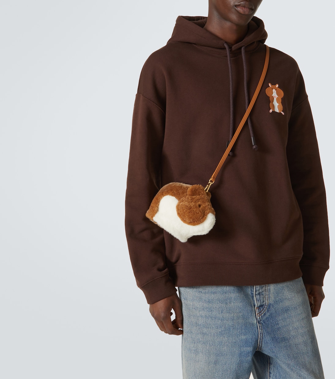 Borsa a tracolla Hamster in shearling | Loewe