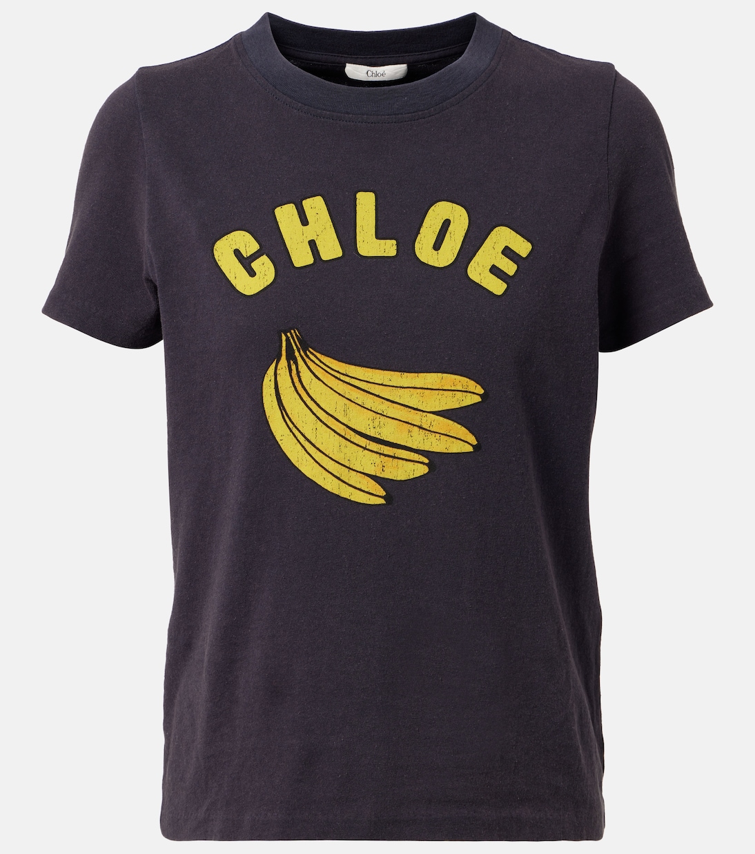 Camiseta de jersey de algodón con logo | Chloé