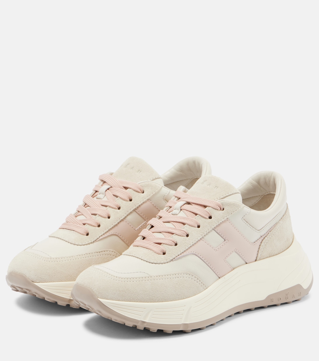 Sneakers H669 aus Veloursleder und Leder | Hogan