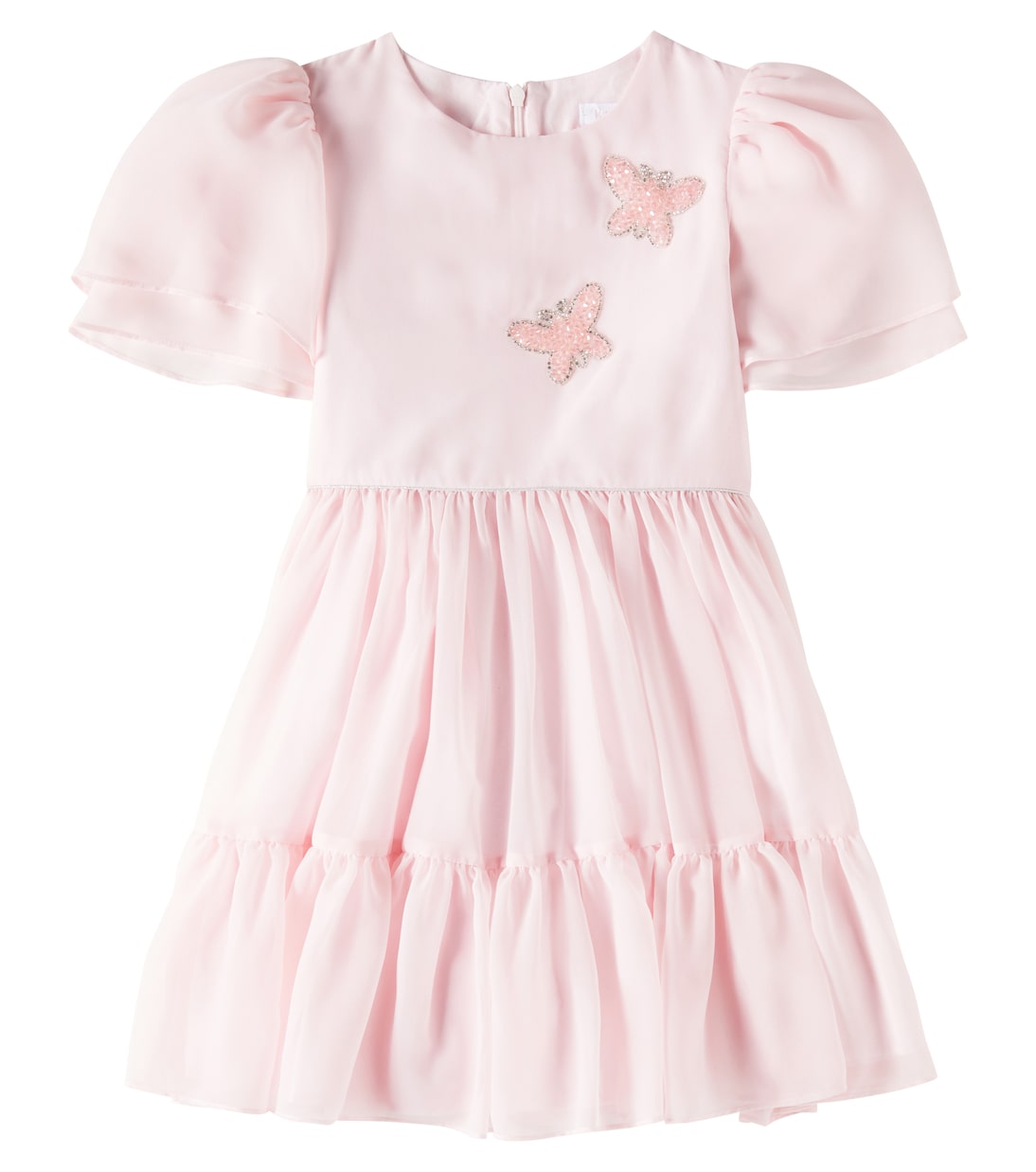 Vestido con volantes adornado | Patachou