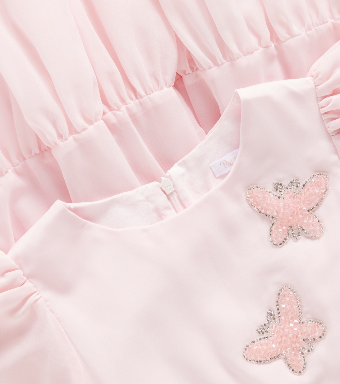 Vestido con volantes adornado | Patachou