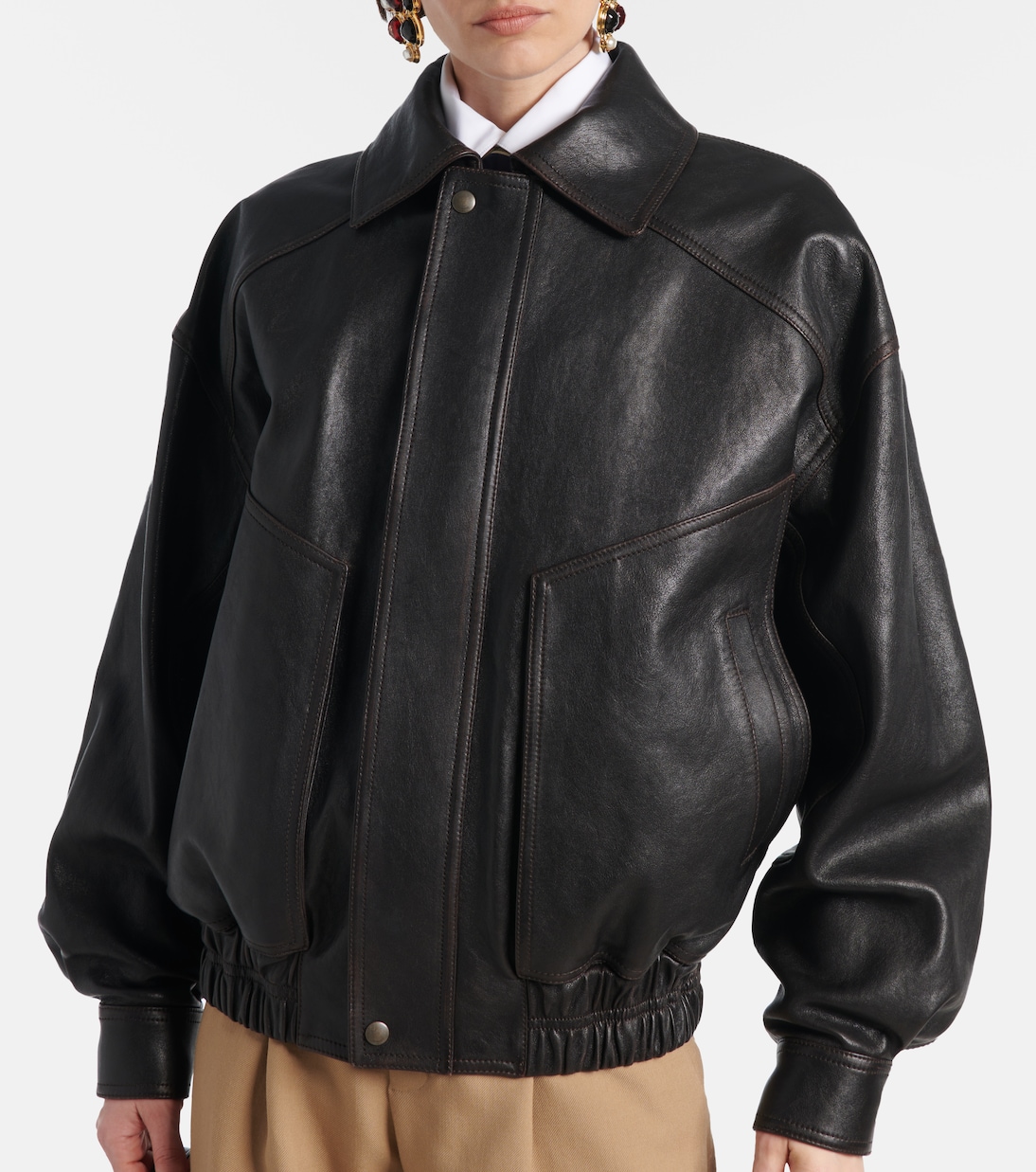 Bomber in pelle | Saint Laurent