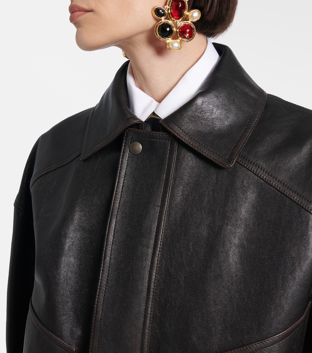 Bomber in pelle | Saint Laurent