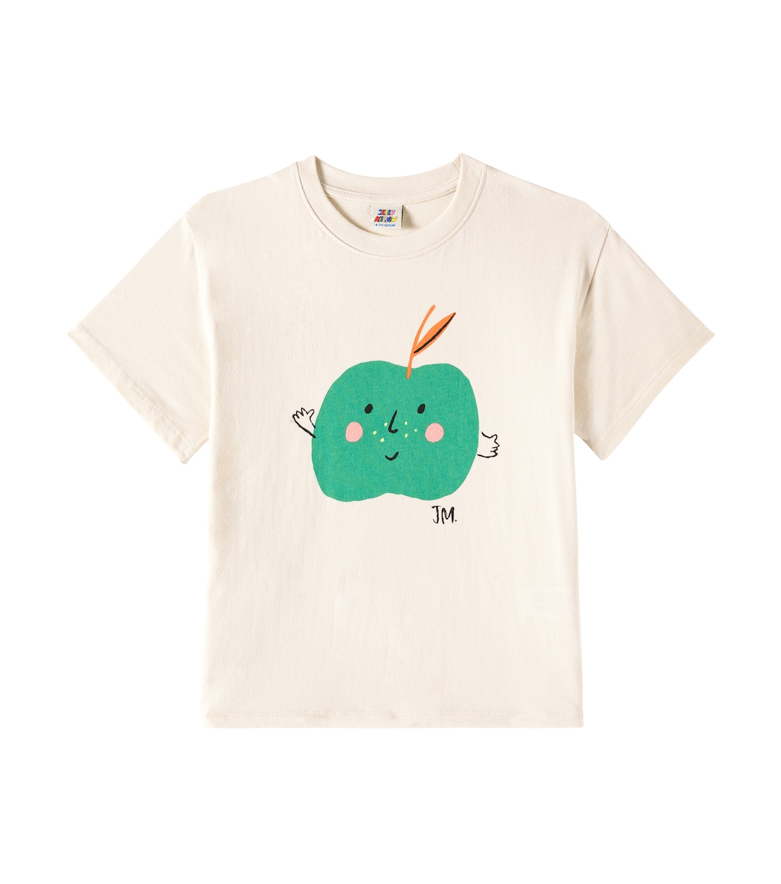 T-shirt in jersey di cotone con stampa | Jellymallow