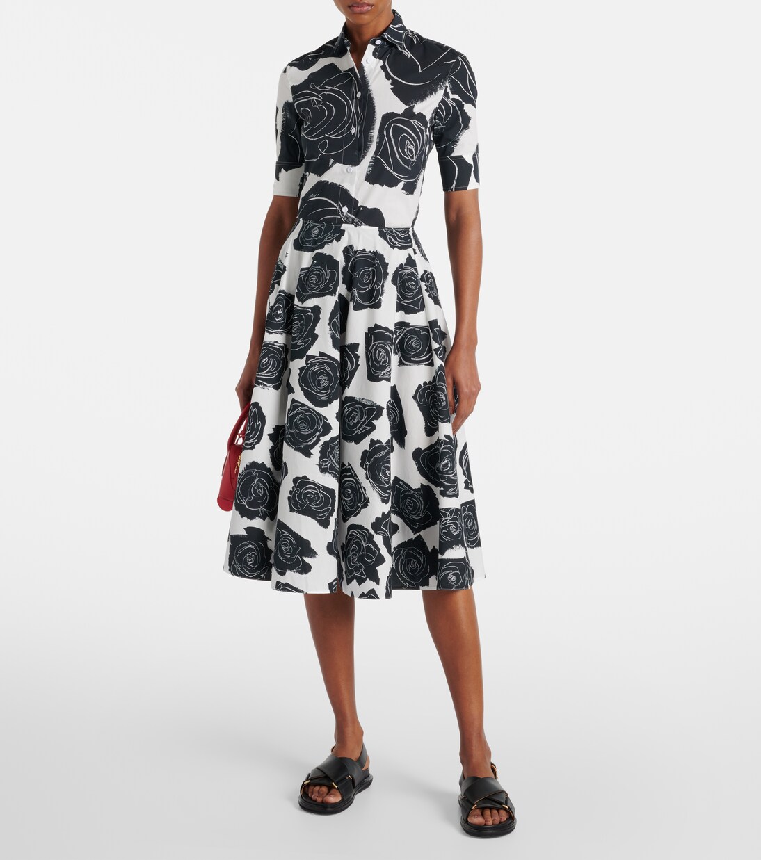 Gonna midi in cotone | Marni