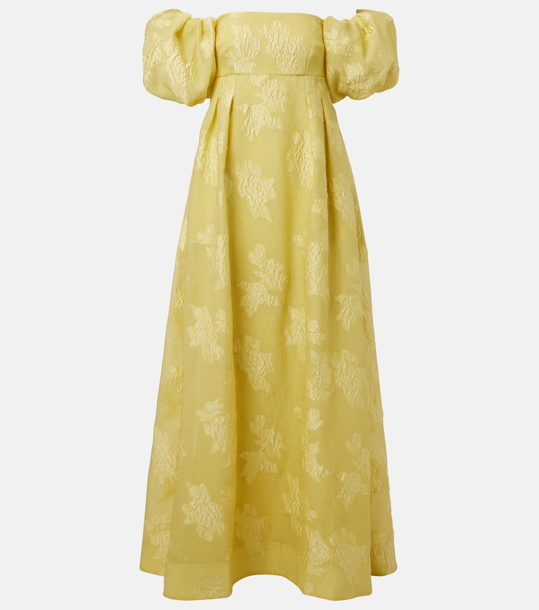 Off-Shoulder-Robe Benette aus Brokat | Rebecca Vallance