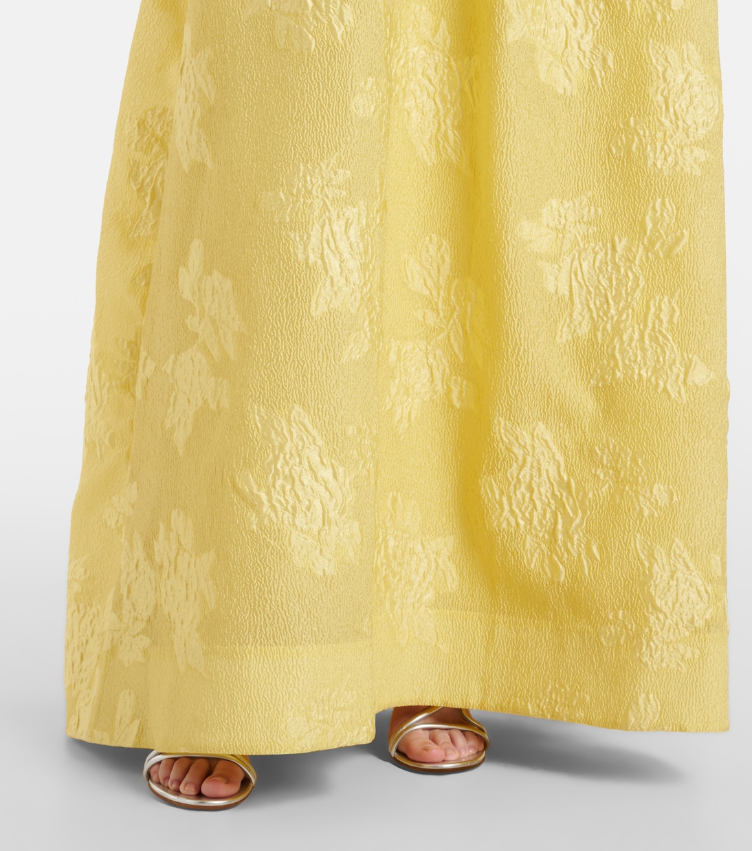 Off-Shoulder-Robe Benette aus Brokat | Rebecca Vallance