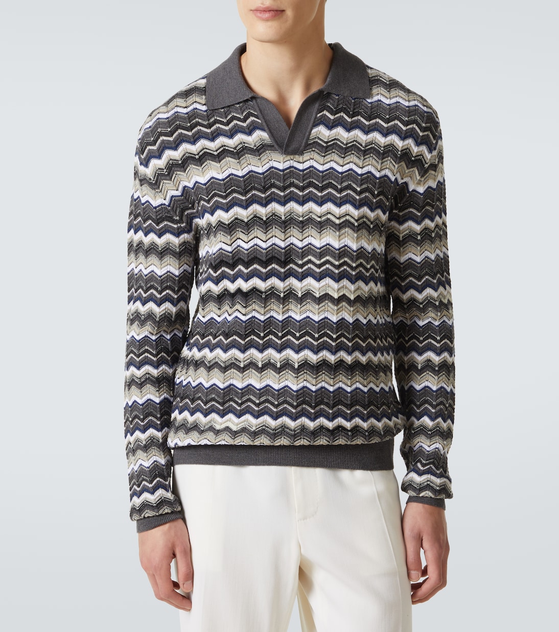 Polopullover aus Wolle und Baumwolle | Missoni