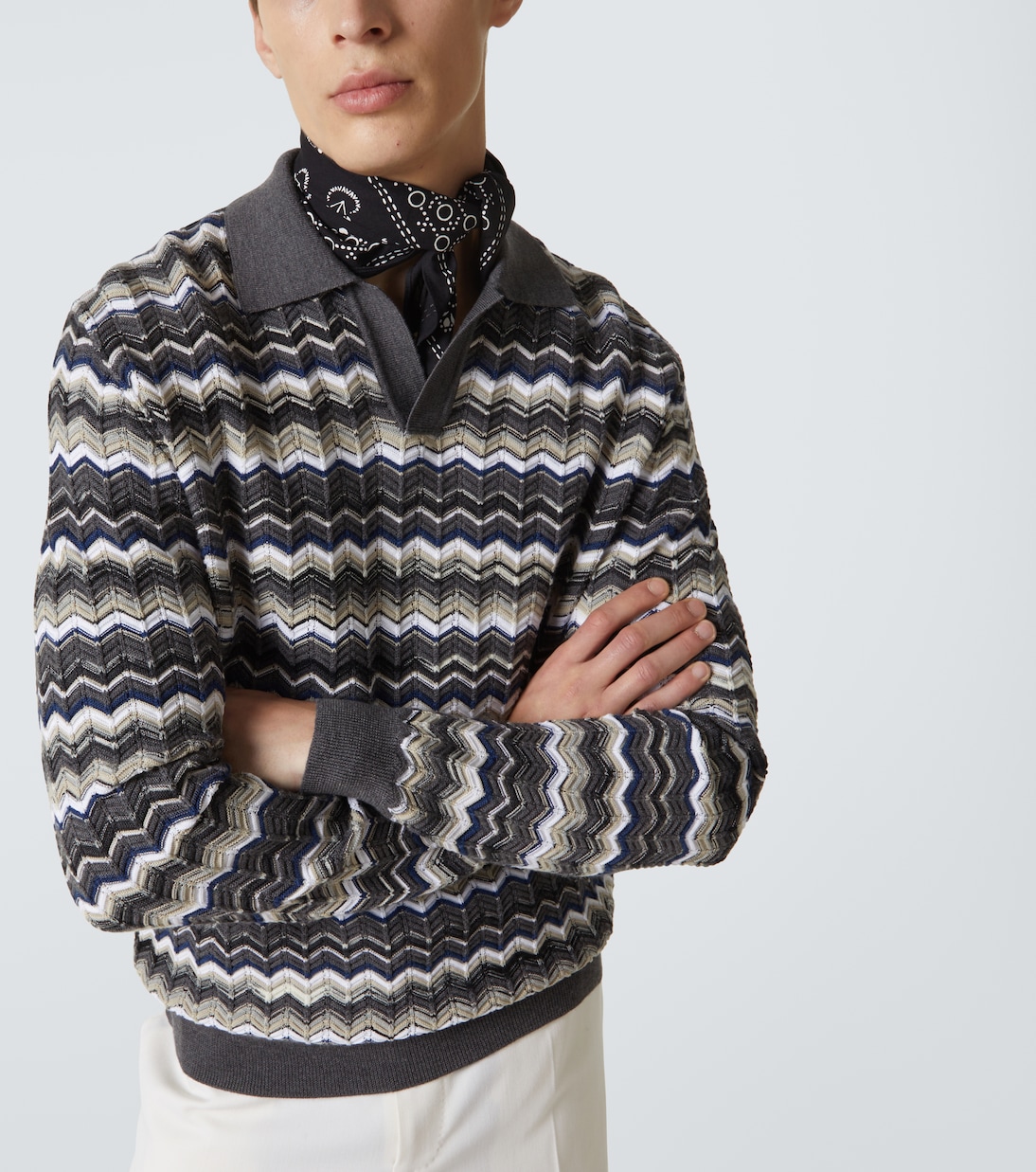 Polopullover aus Wolle und Baumwolle | Missoni
