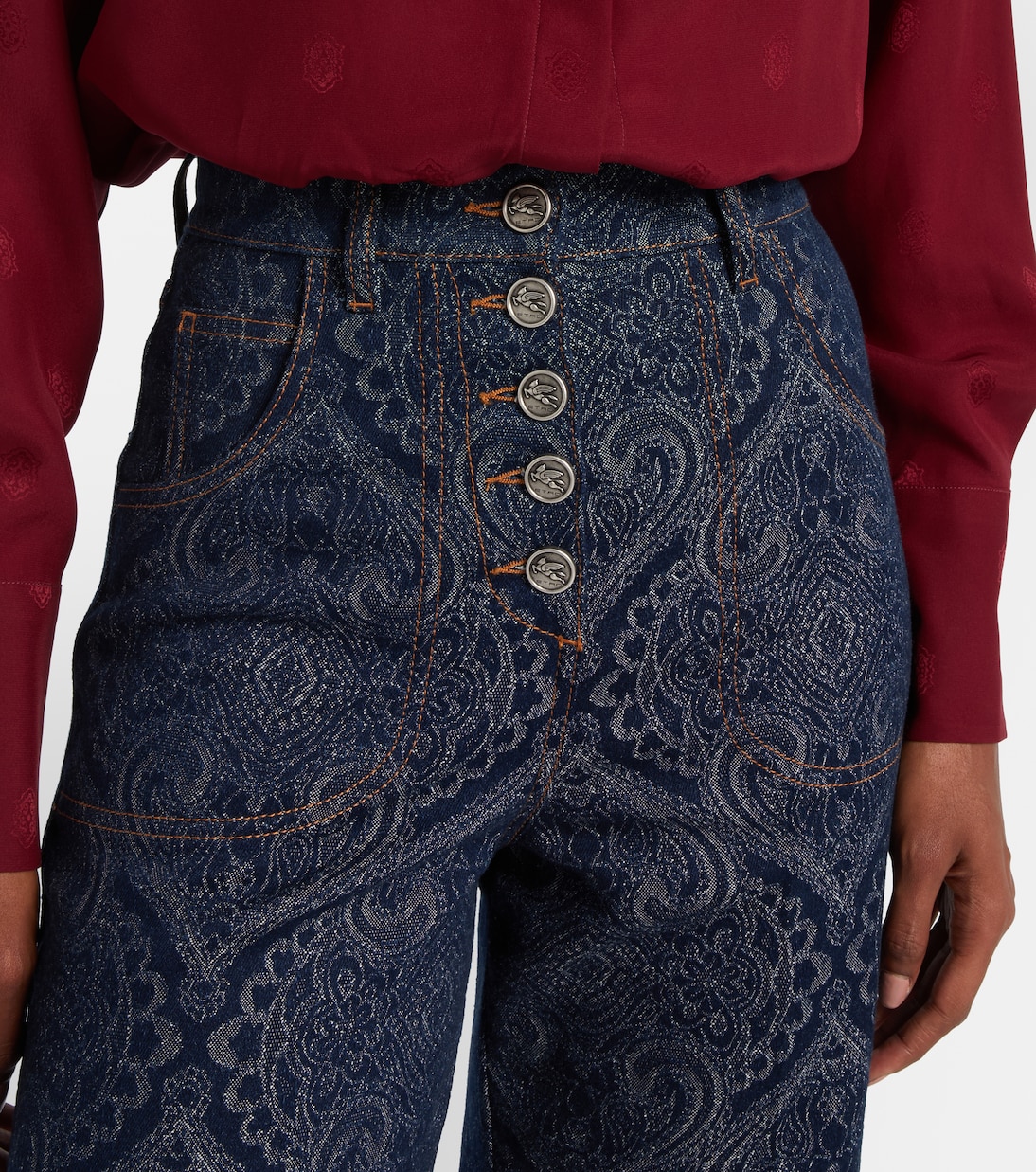 Pegaso high-rise flared jeans | Etro