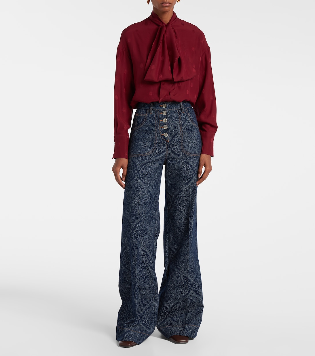 Pegaso high-rise flared jeans | Etro