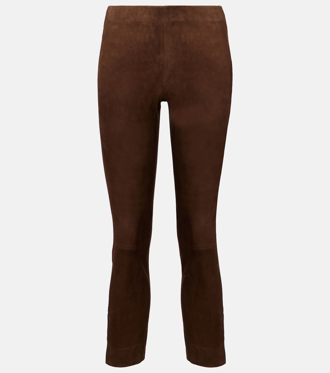 Schmale Hose aus Veloursleder | Vince