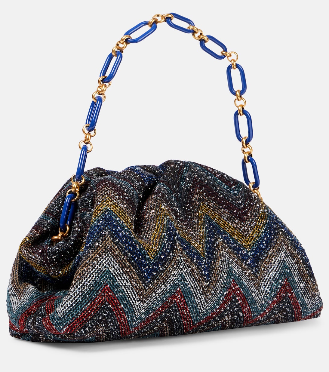 Zigzag Medium beaded shoulder bag | Missoni