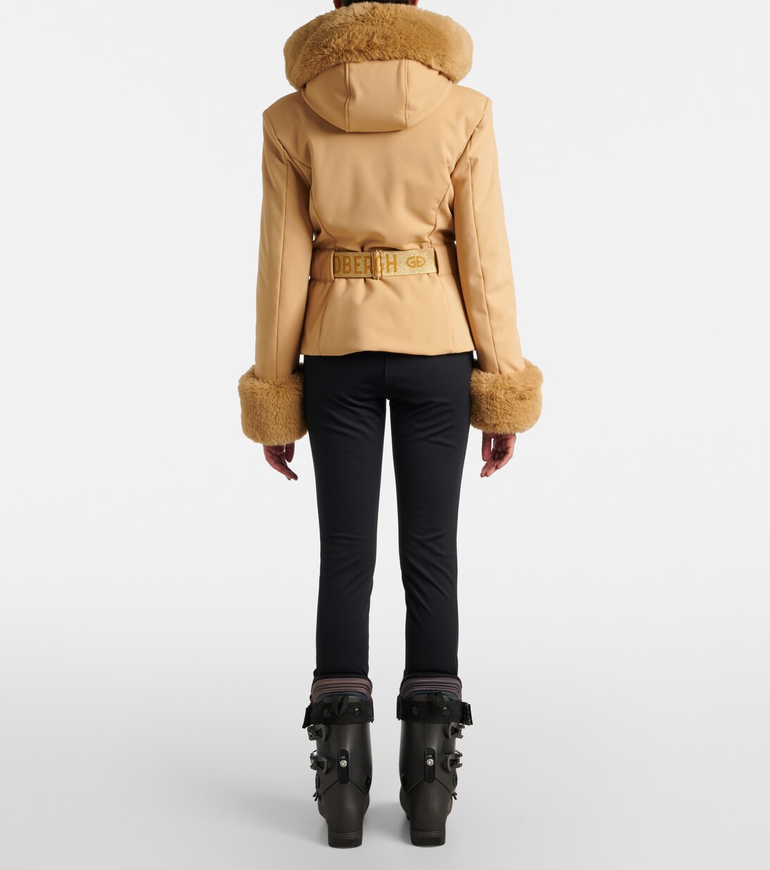 Prezioso faux fur-trimmed down ski jacket | Goldbergh