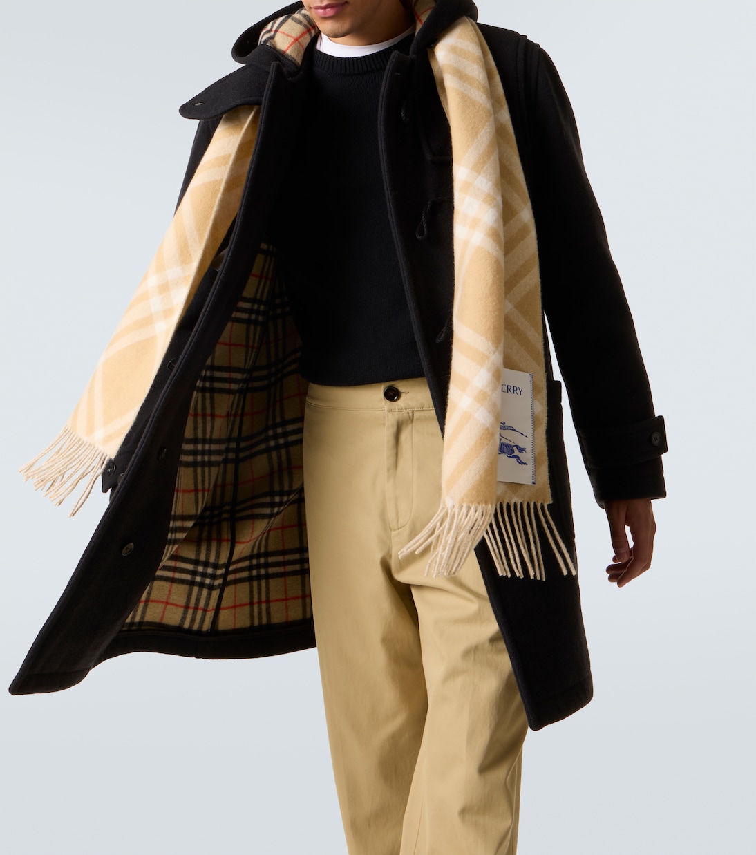 Hooded wool twill coat | Burberry