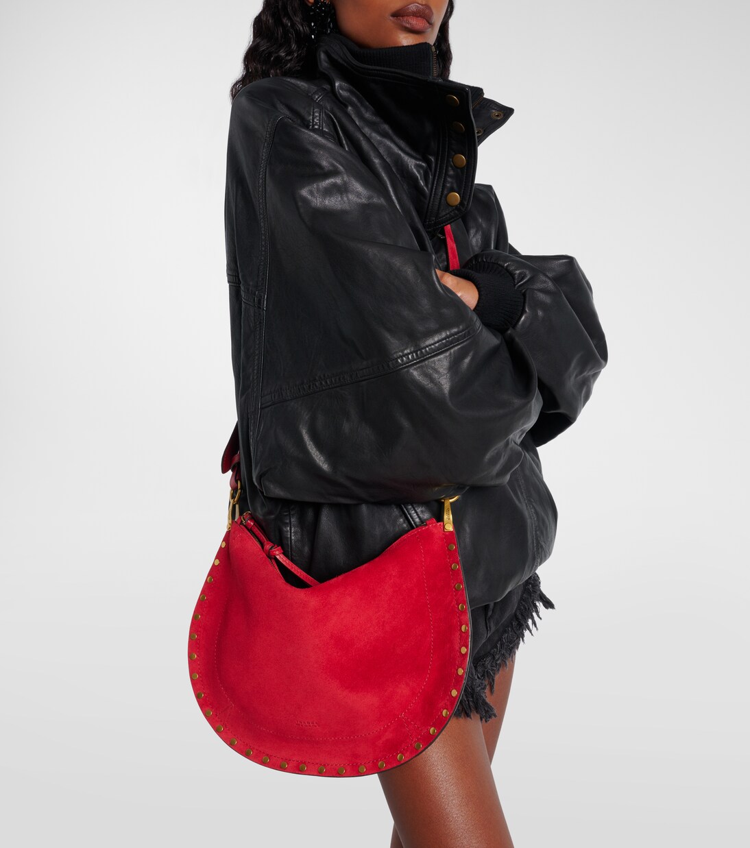 Oskan Small suede shoulder bag | Isabel Marant