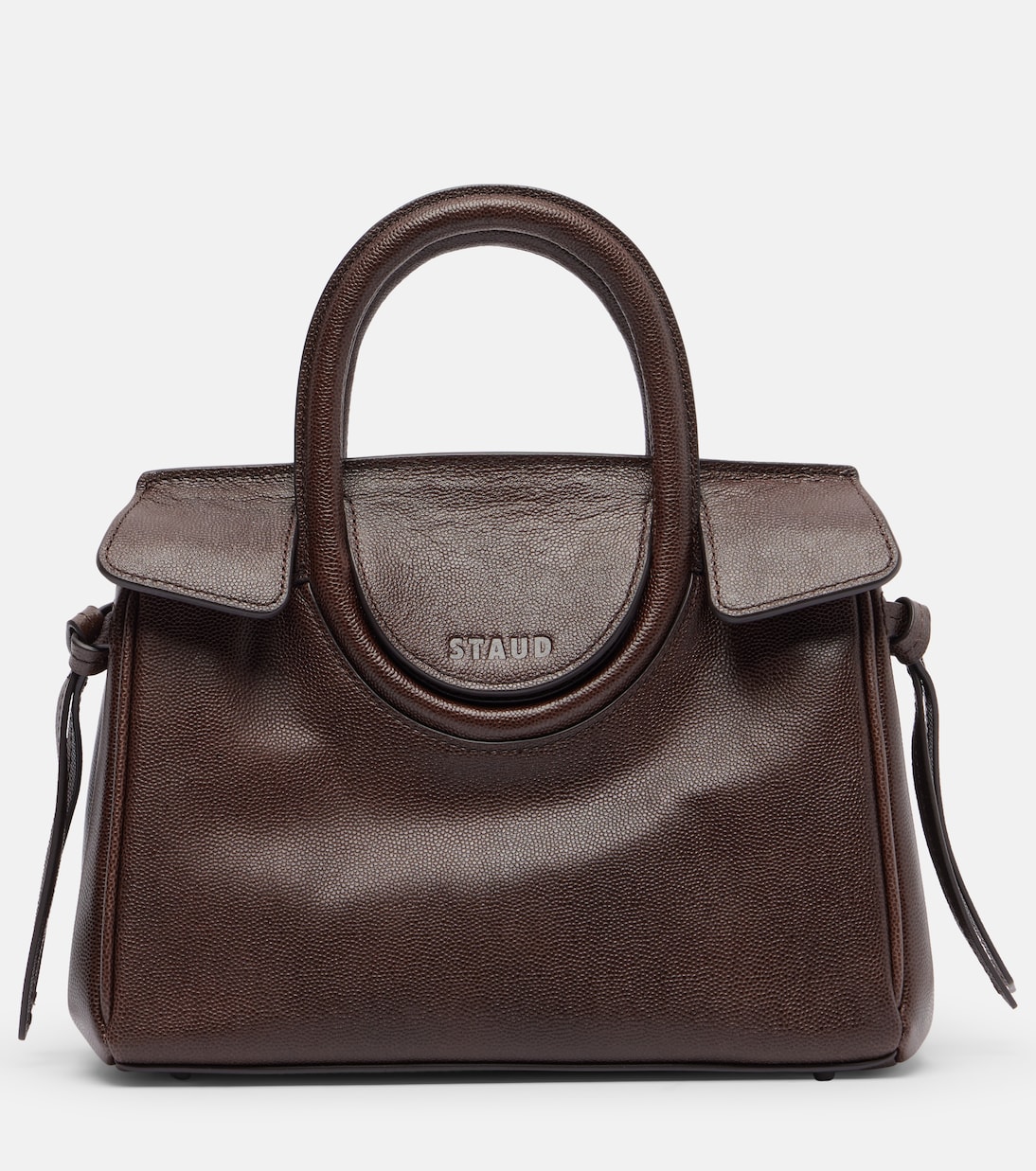 Maude Mini leather tote bag | Staud