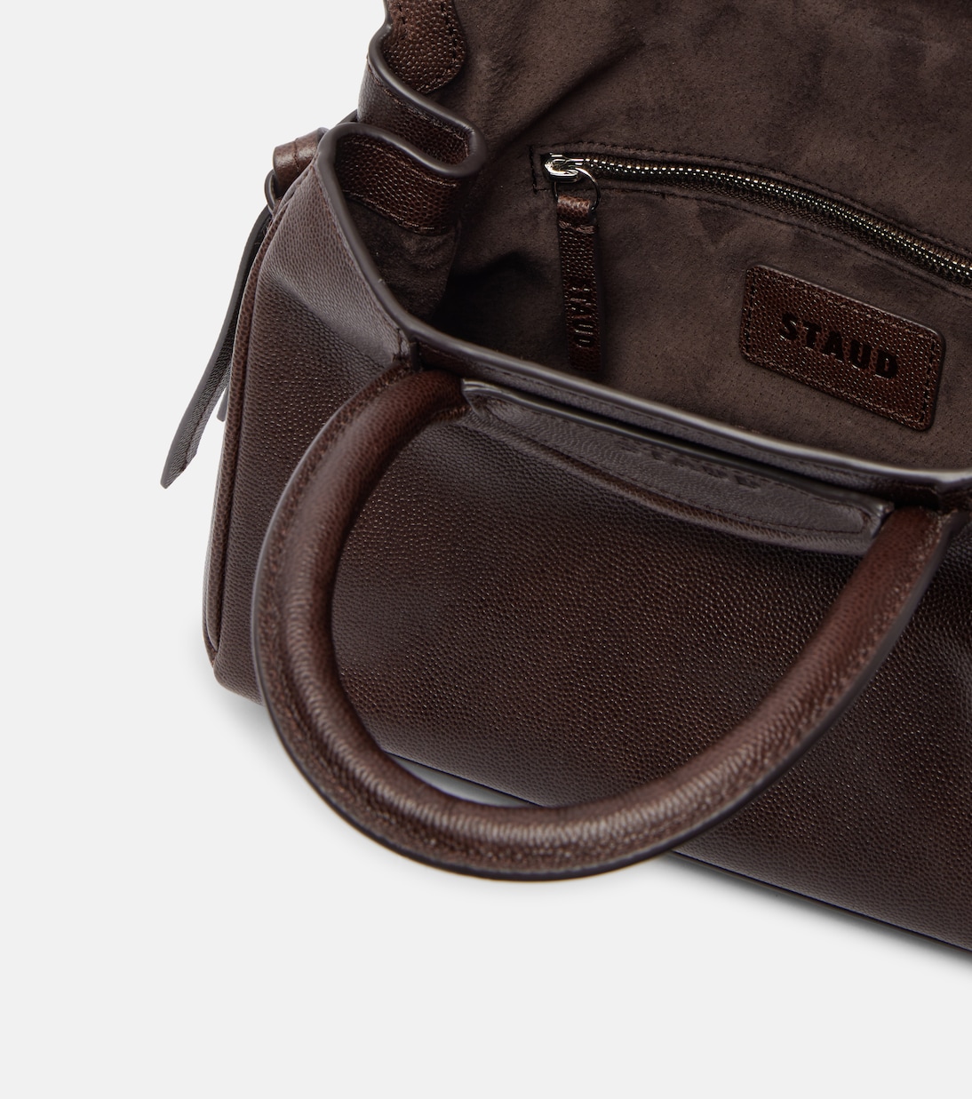 Maude Mini leather tote bag | Staud
