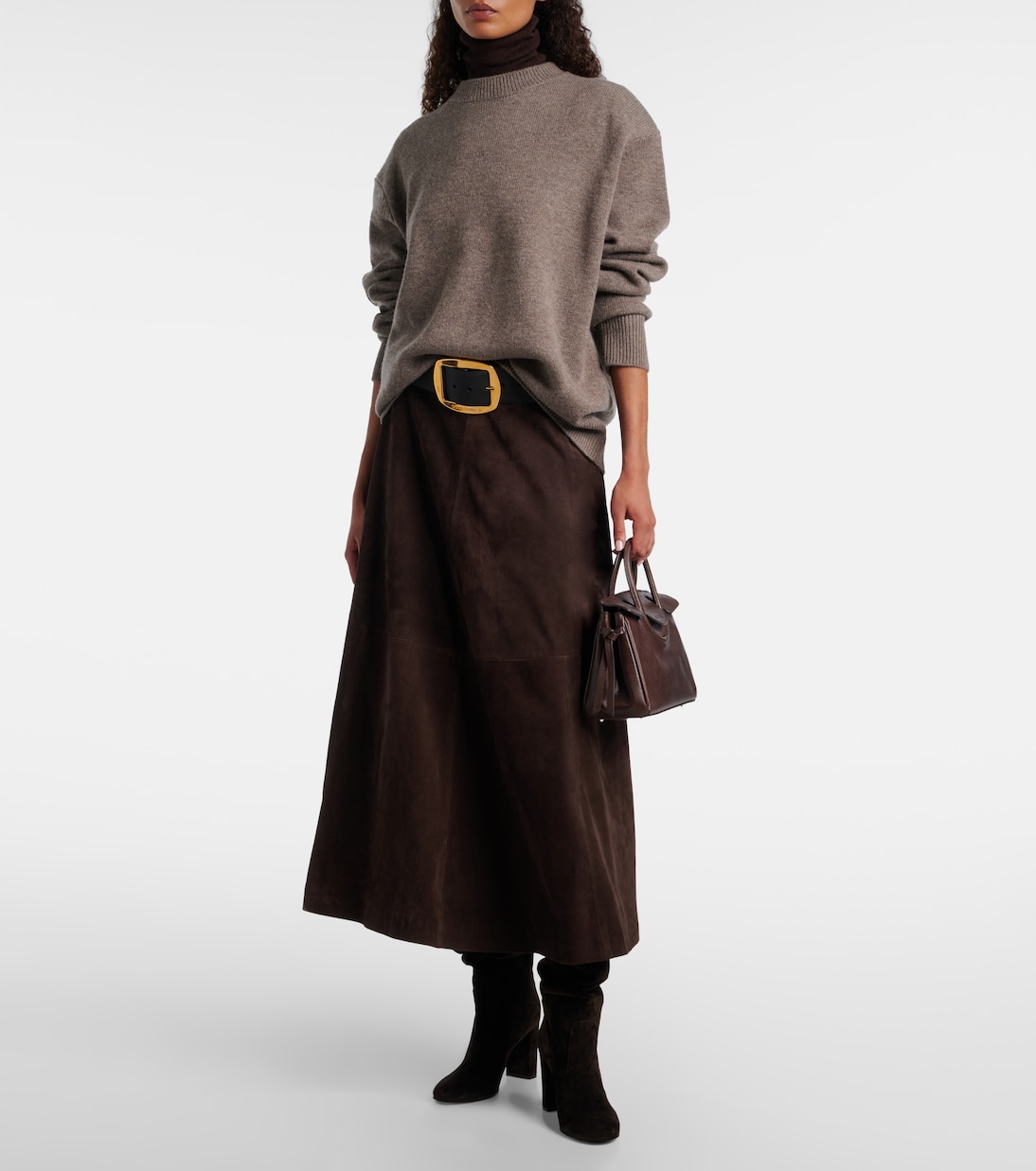 Maude Mini leather tote bag | Staud