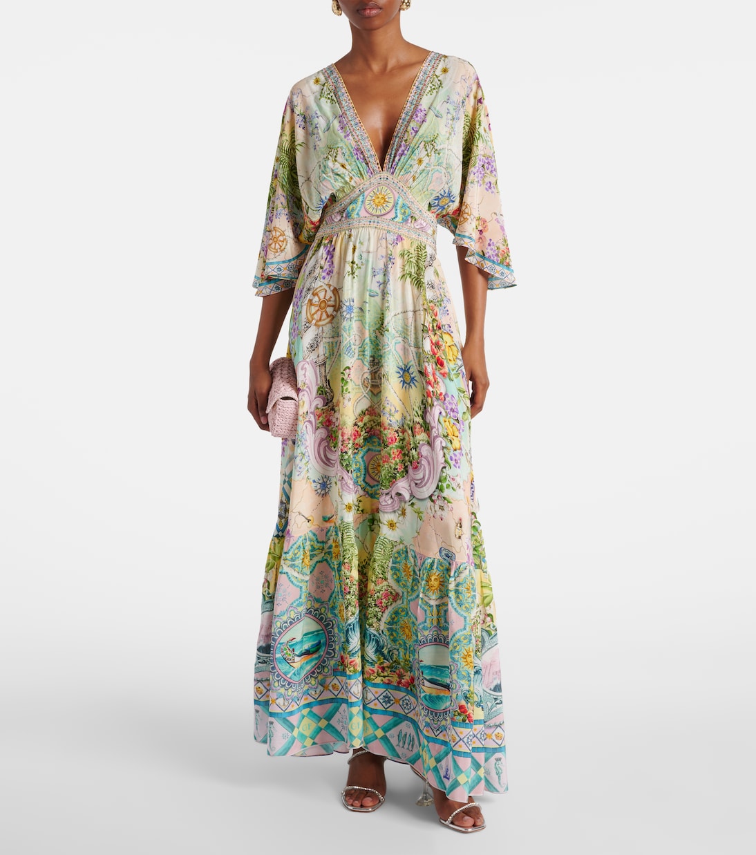 Maxikleid Just Coasting aus Seide | Camilla