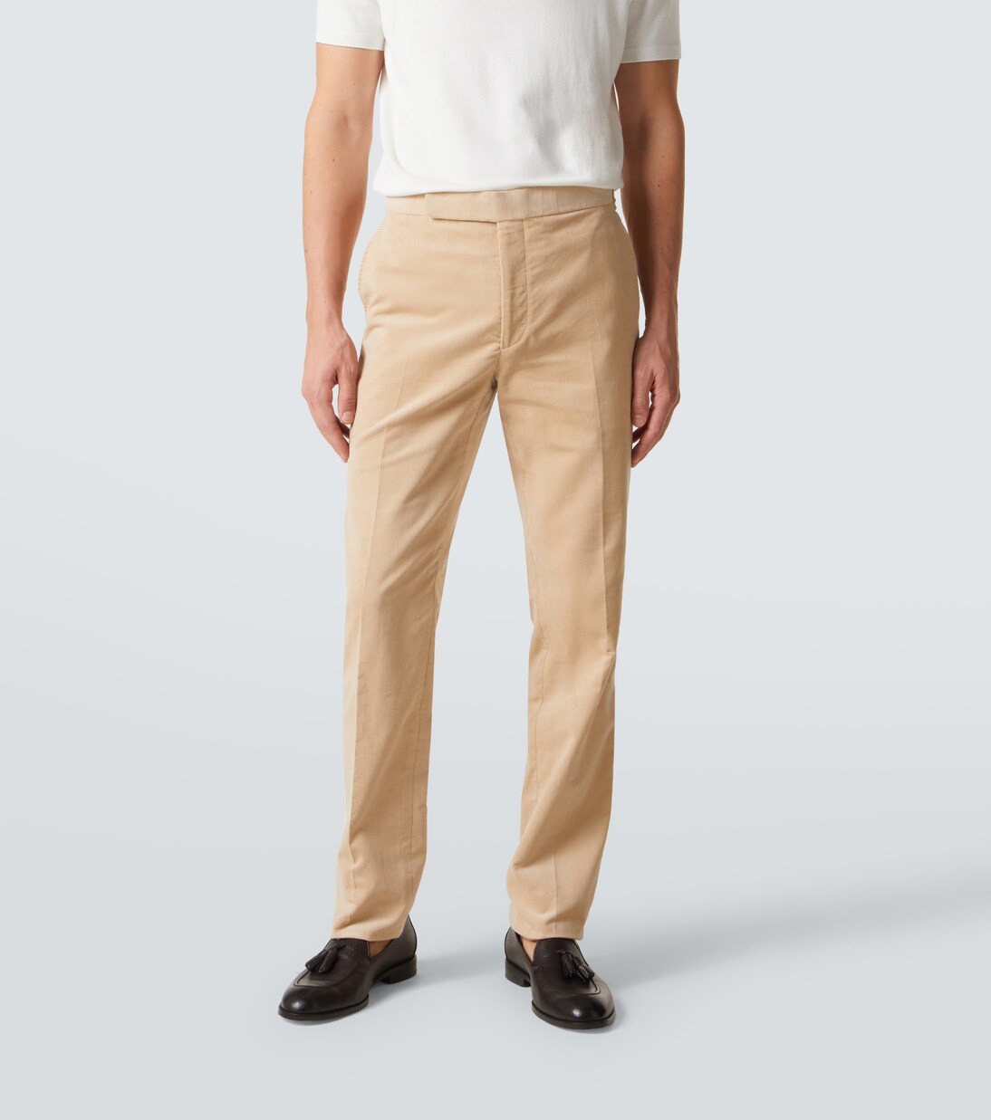 Cotton corduroy straight pants | Ralph Lauren Purple Label