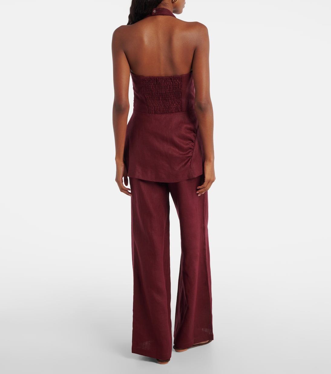 Fia halterneck linen top | Faithfull
