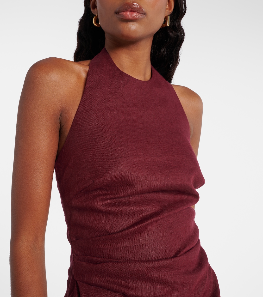 Fia halterneck linen top | Faithfull