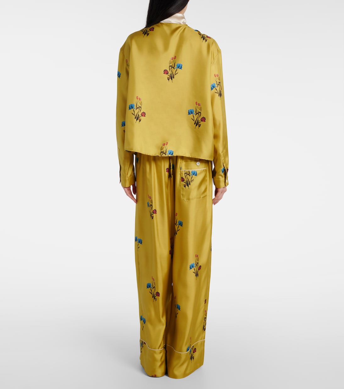 Schluppenbluse aus Seidensatin | Marni