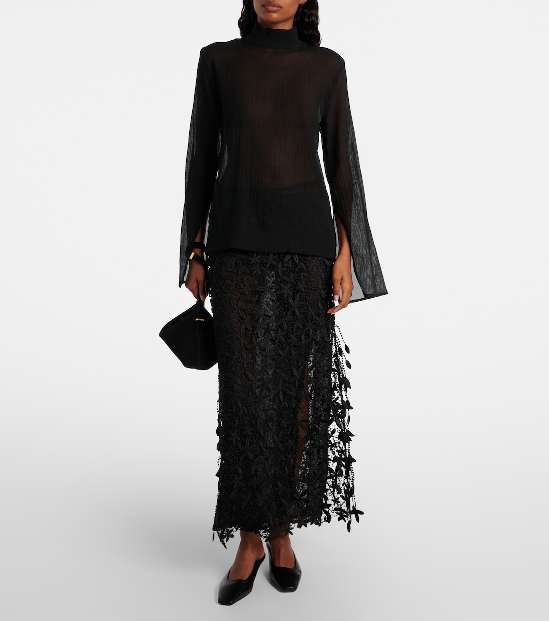 Low-rise maxi skirt | Toteme