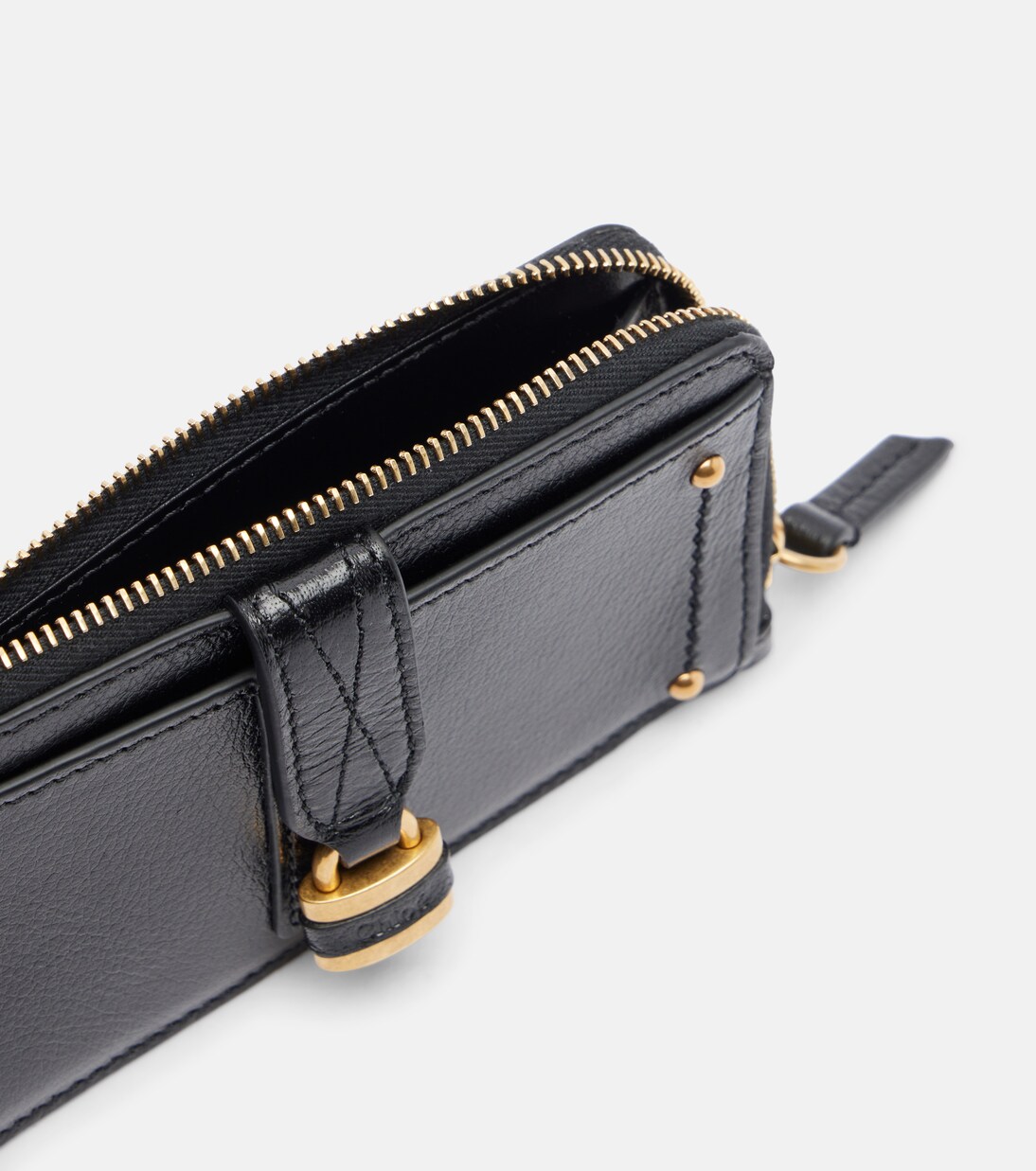 Paddington Small leather card holder | Chloé