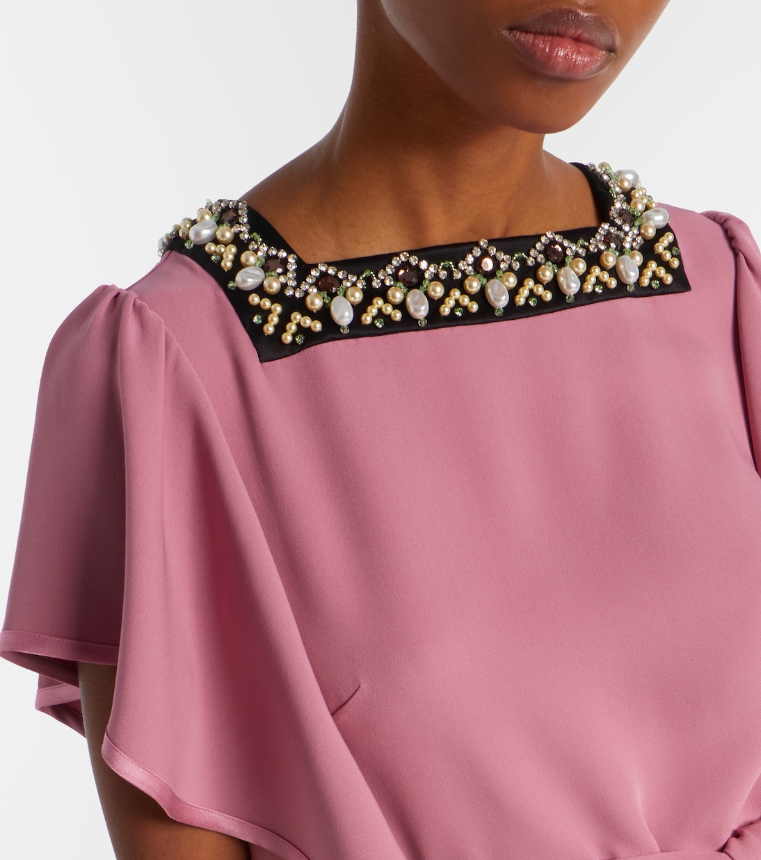 Cady Couture embellished belted gown | Valentino