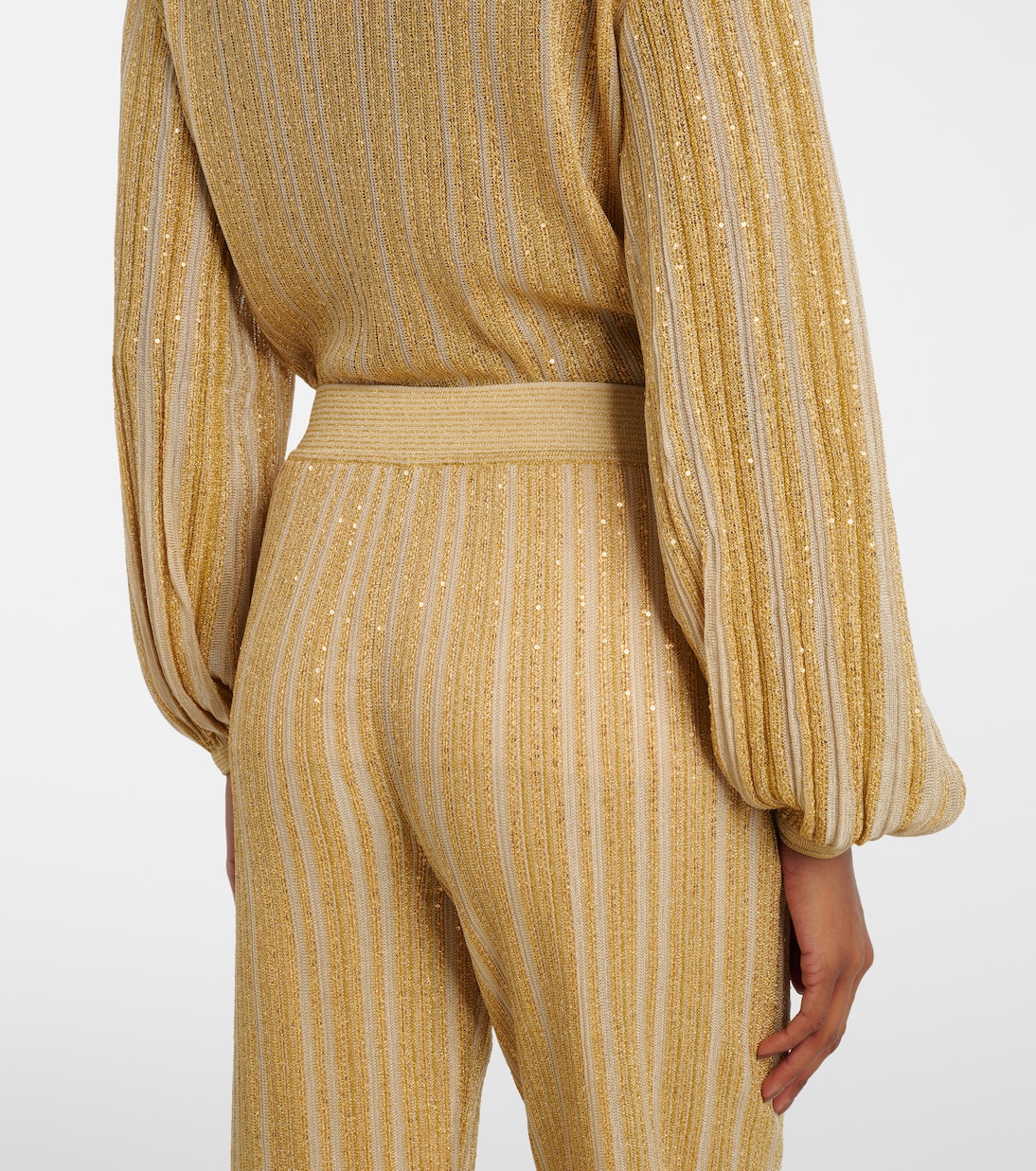 Gerade Hose Zig Zag aus Lamé | Missoni