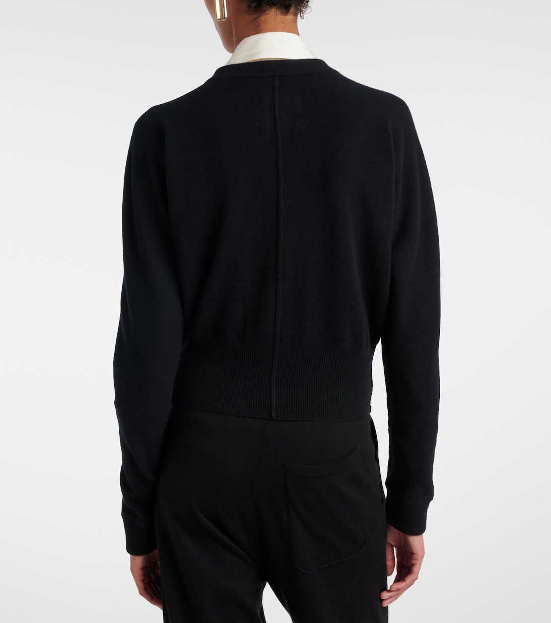 Blouson cashmere-blend cardigan | Extreme Cashmere