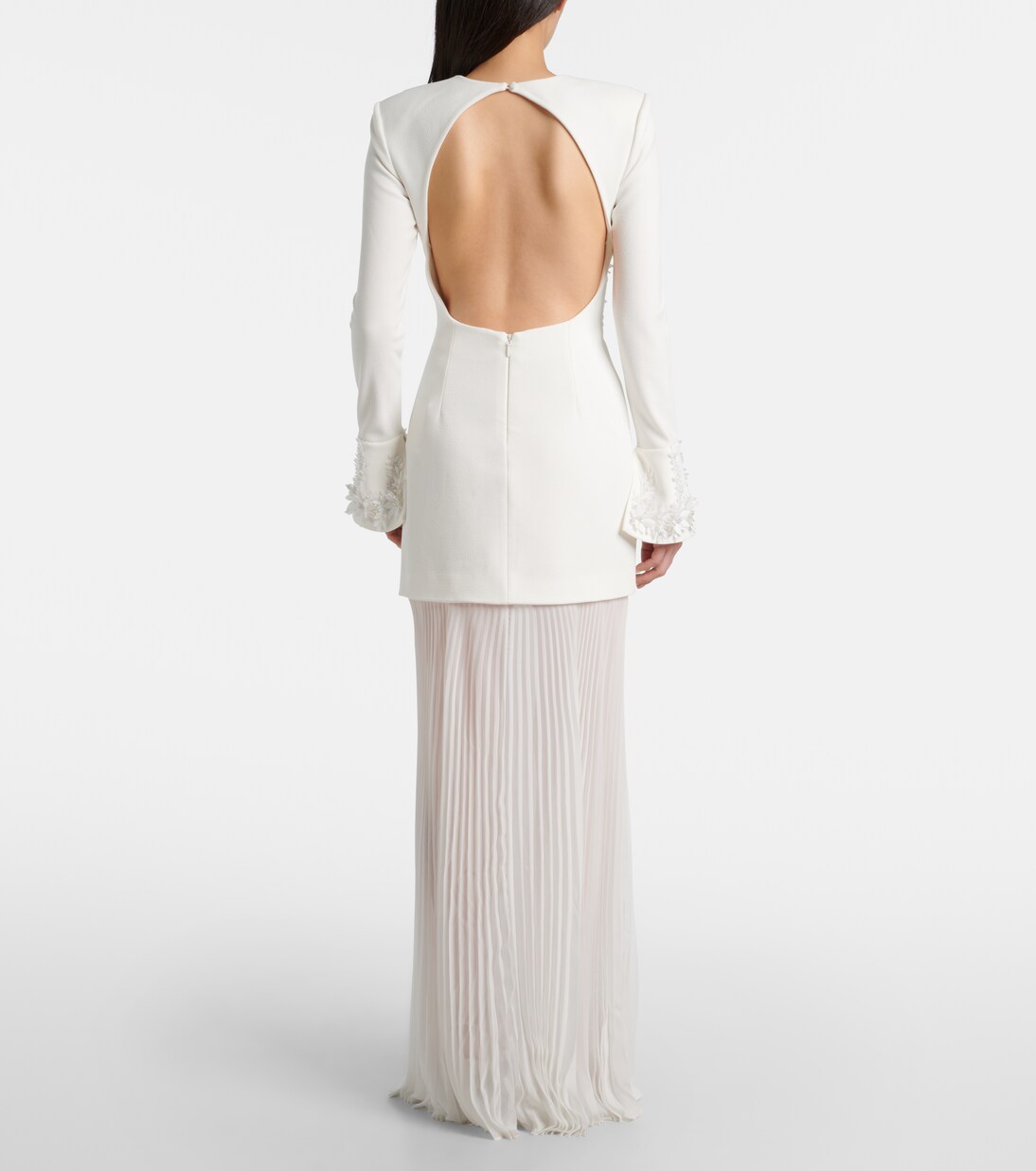 Bridal Xanthe floral-appliqué gown | Rebecca Vallance