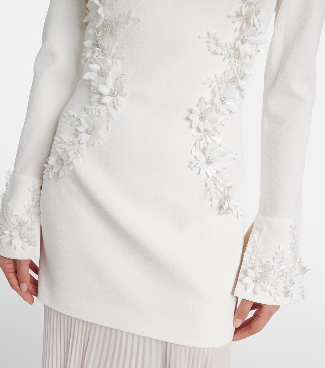 Bridal Xanthe floral-appliqué gown | Rebecca Vallance