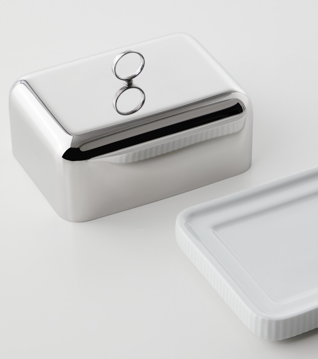 Barnadotte butter dish by Sigvard Bernadotte | Georg Jensen