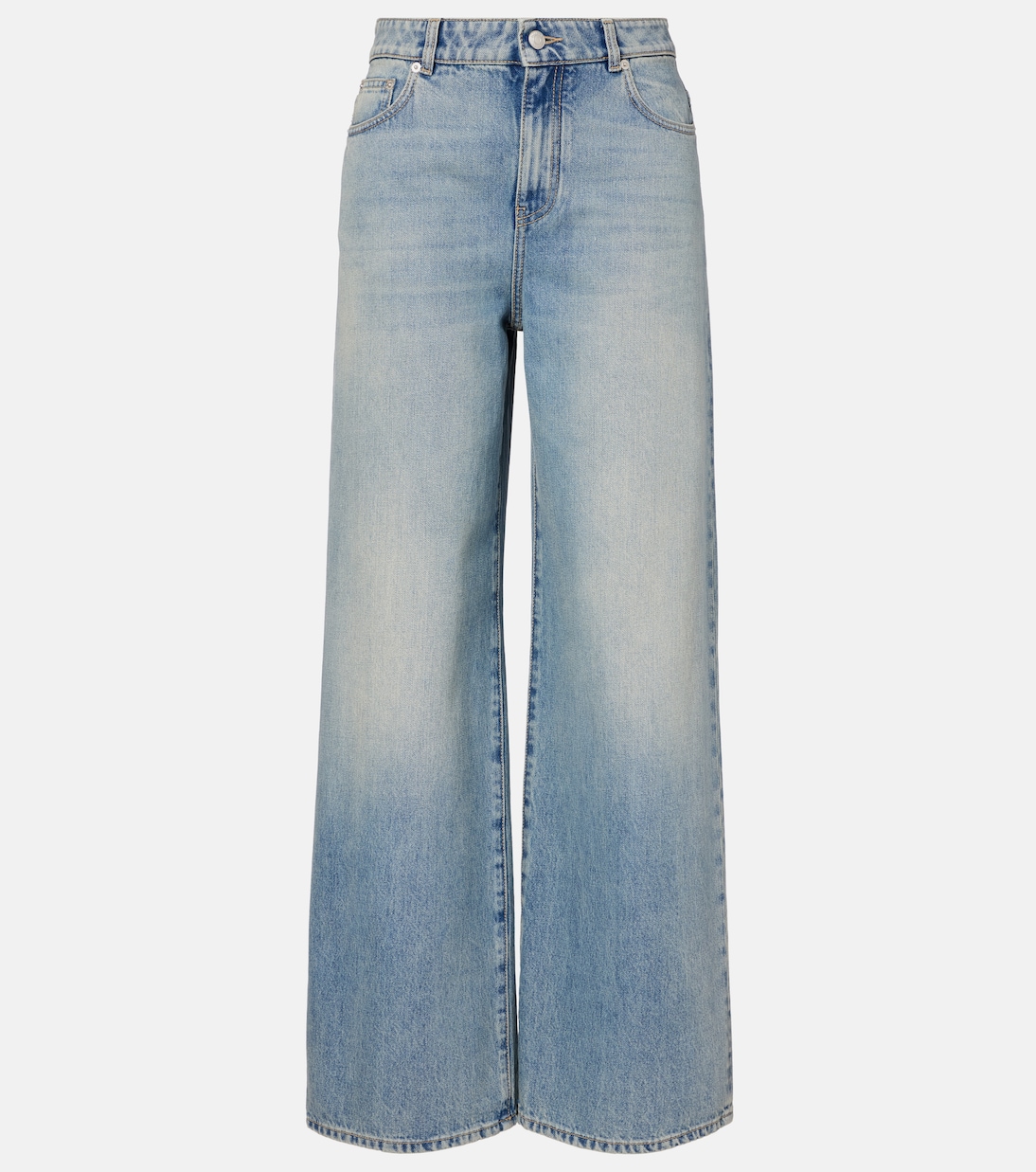 Mid-rise wide-leg jeans | McQueen