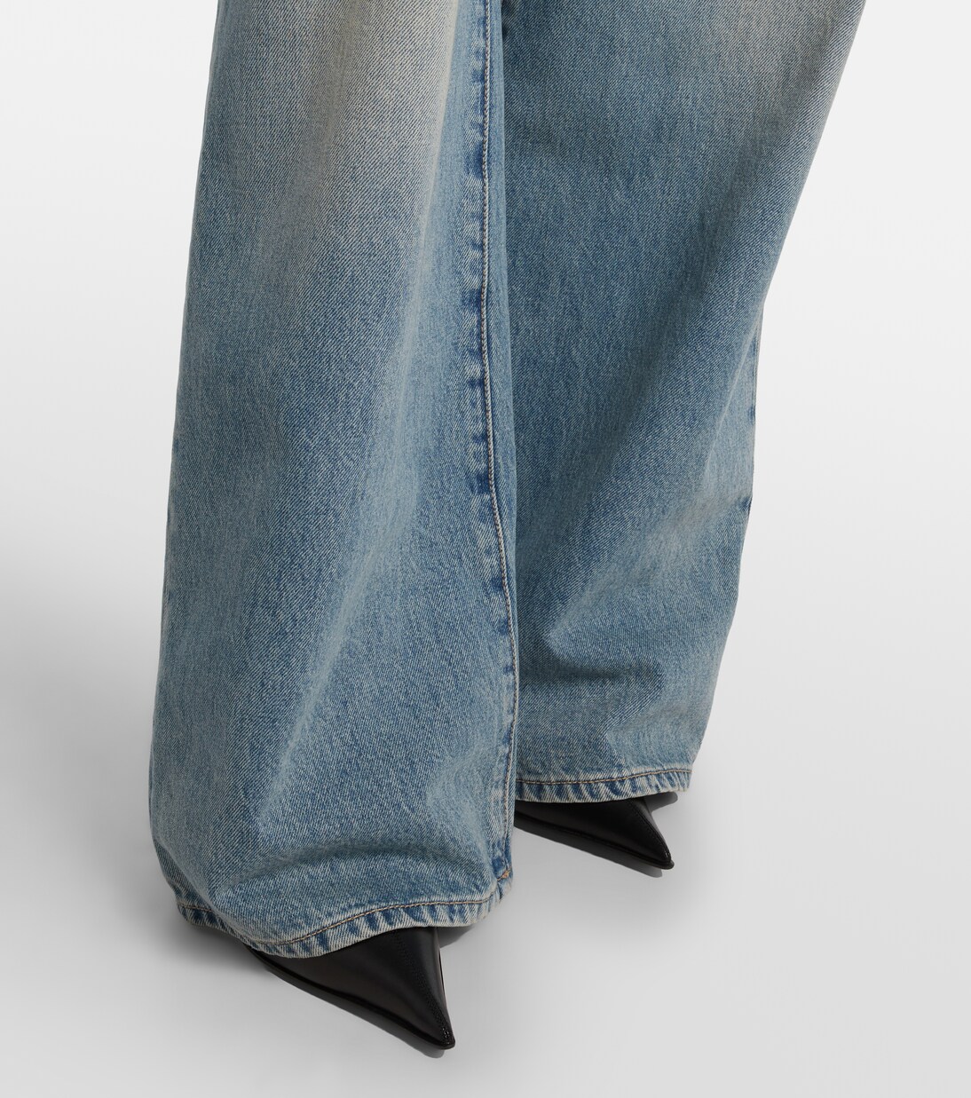 Mid-rise wide-leg jeans | McQueen