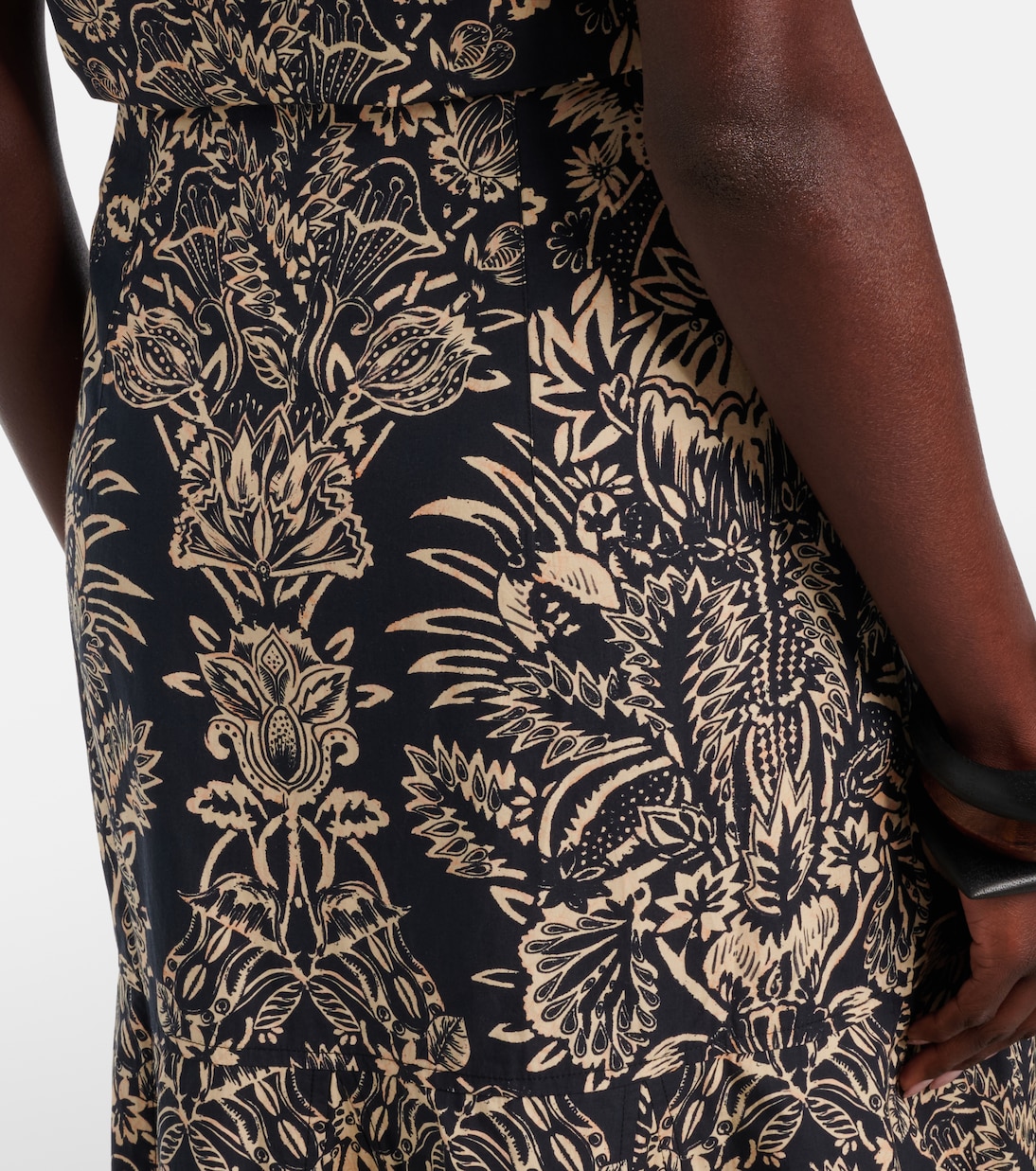 Clarisse printed cotton poplin midi skirt | Ulla Johnson