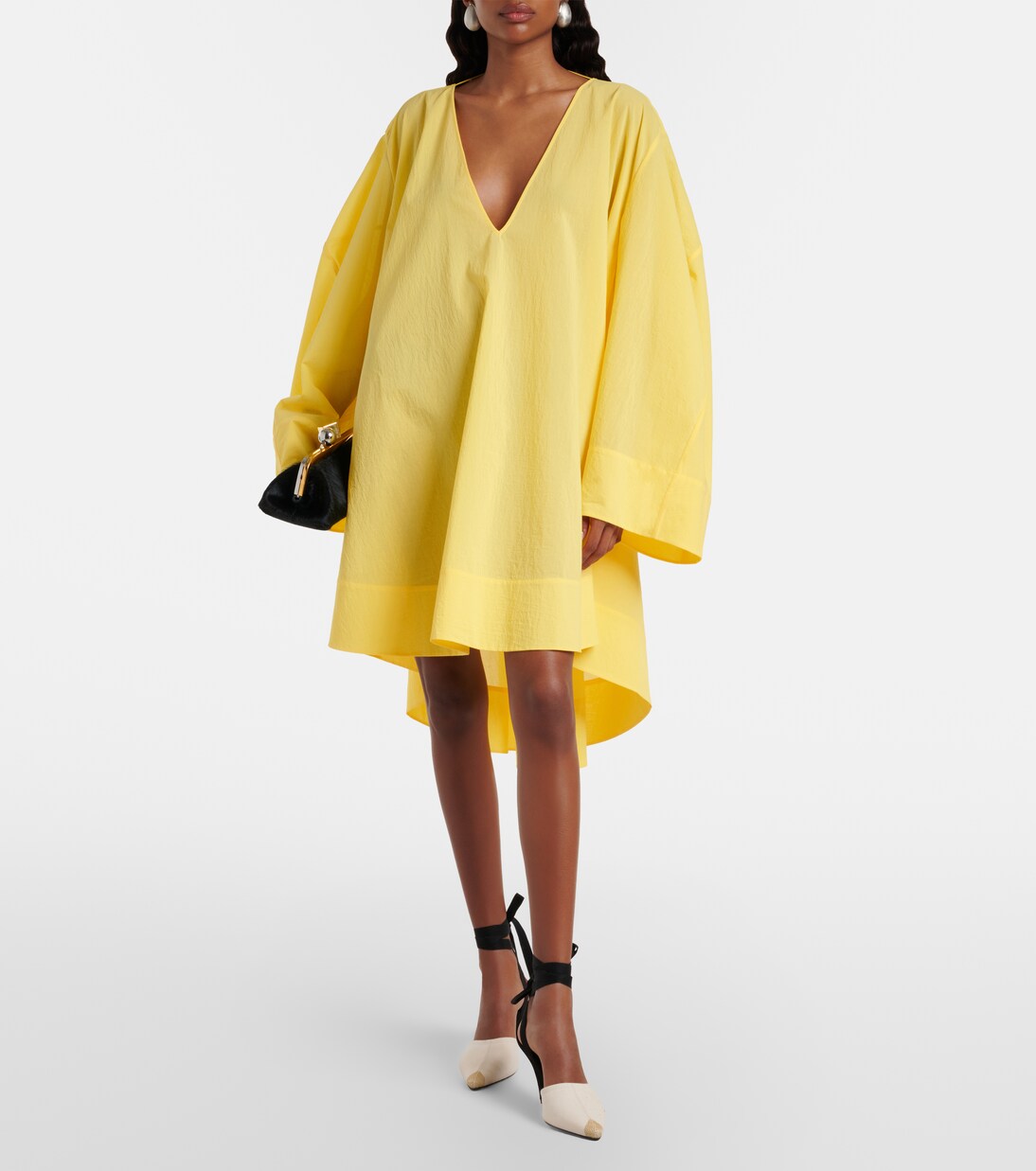 Paysan cotton-blend poplin minidress | Jacquemus
