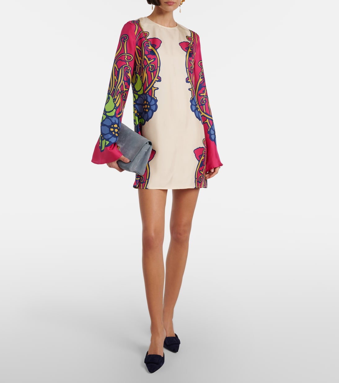 Minikleid Lemuria Placée aus Seidensatin | La DoubleJ