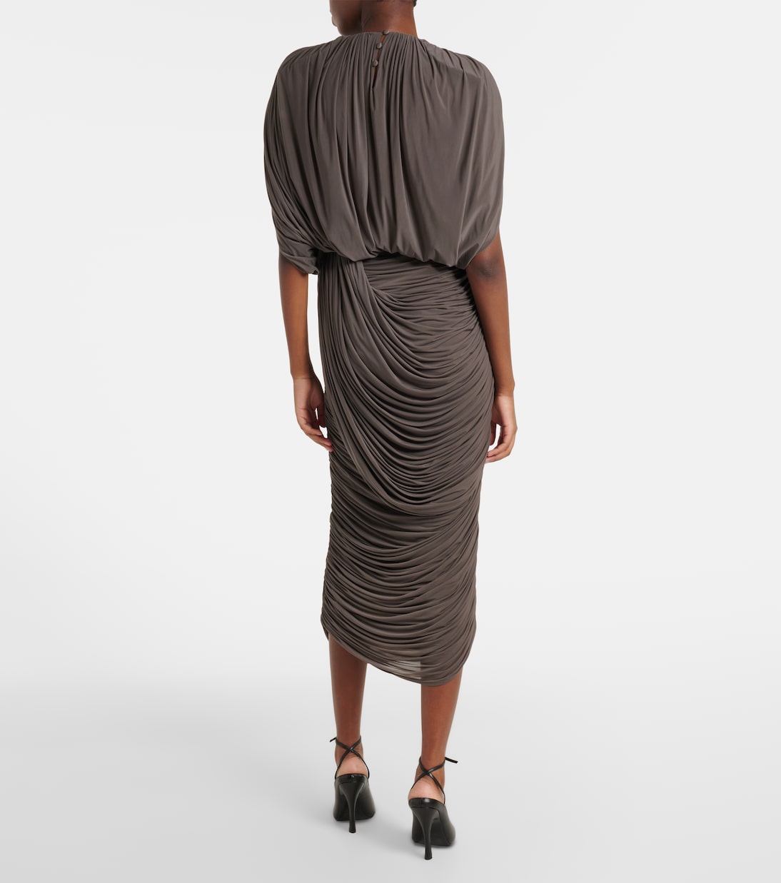 Draped jersey midi skirt | Magda Butrym