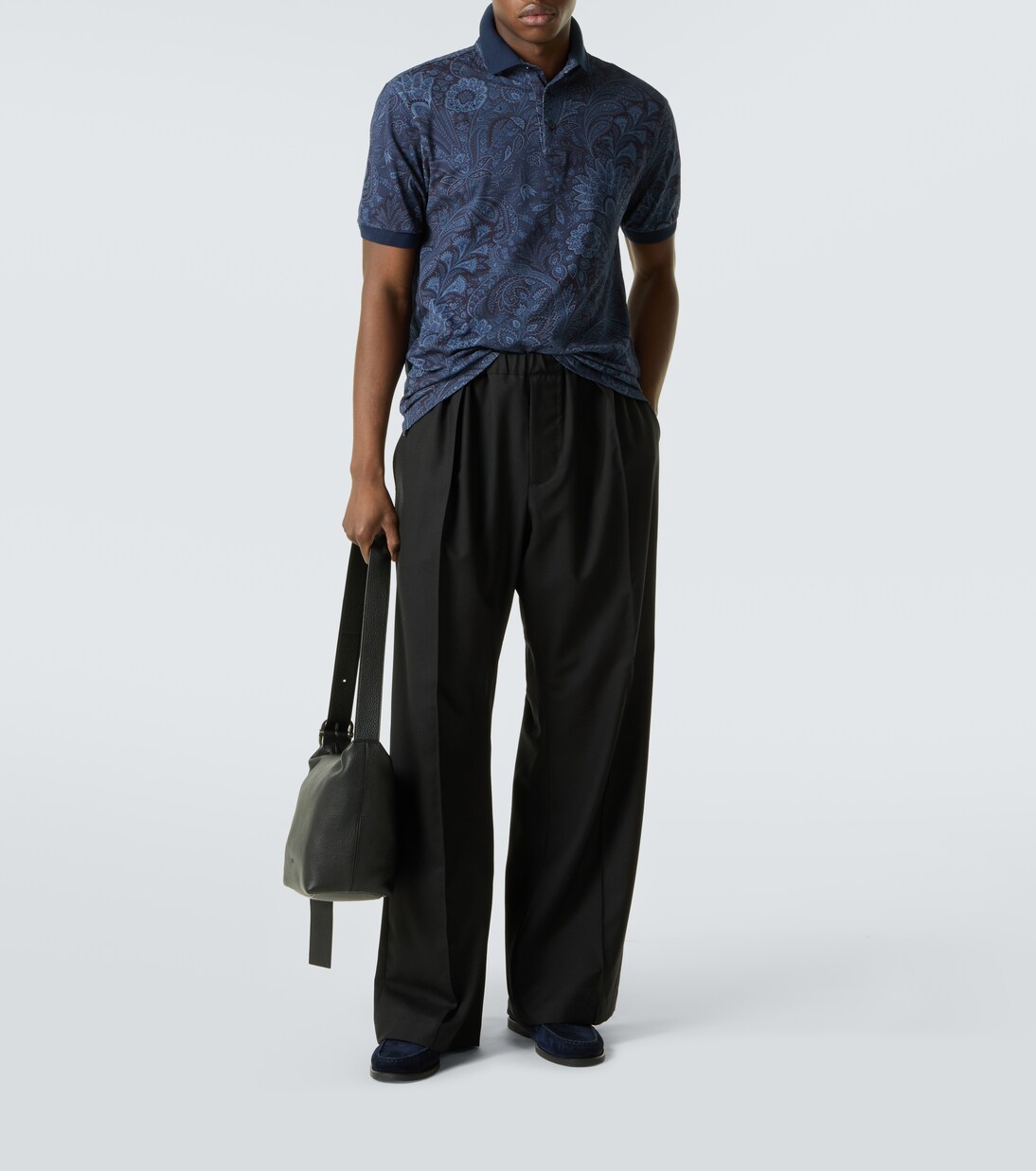 Polo in cotone con stampa paisley | Etro