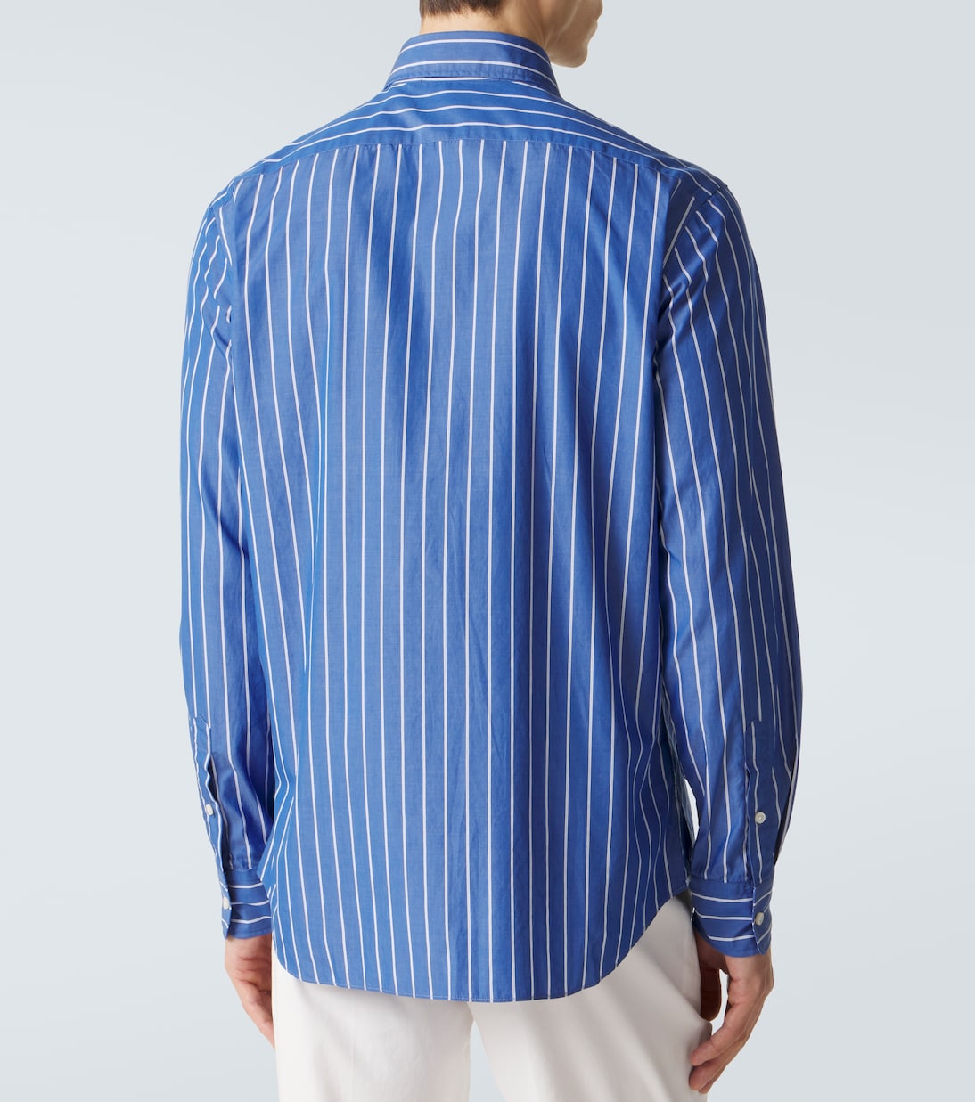Striped cotton shirt | Slowear