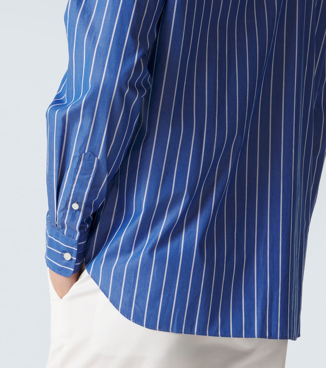 Striped cotton shirt | Slowear